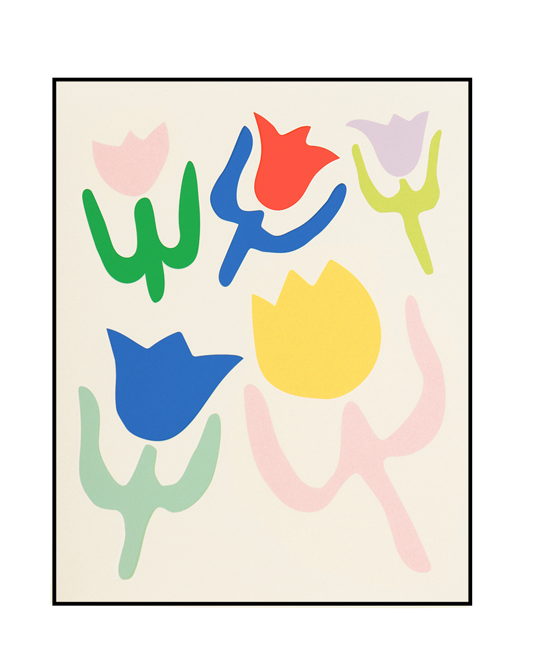 DANCING TULIPS PRINT