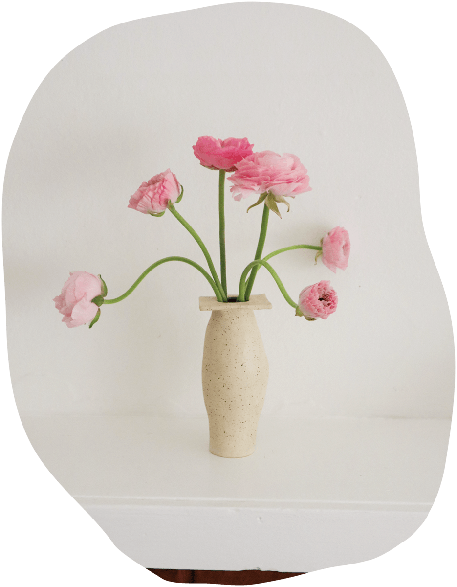 SPECKLED PLATFORM VASE